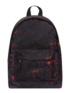 Рюкзак FORTE РИ04 черный с красным, 48х28х13 см