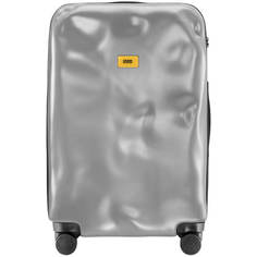 Чемодан унисекс Crash Baggage ICON Medium 4w серебристый, 68х45х26 см