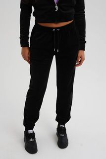 Спортивные брюки женские Juicy Couture JCWB121093 черные 48 RU