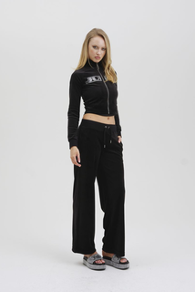 Спортивные брюки женские Juicy Couture JCWBJ23302 черные 42 RU