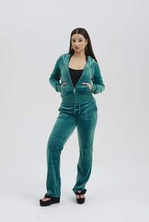 Спортивные брюки женские Juicy Couture JCAP180 бирюзовые 42 RU
