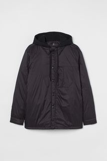 Куртка H&M для мужчин, чёрный-001, размер S, 1004513001