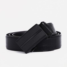 Ремень мужской 9901173 чёрный, 120х3,5 см No Brand