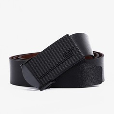 Ремень мужской 9902446 чёрный, 120х3,5 см No Brand