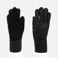 Перчатки мужские 9731792 черные, one size No Brand