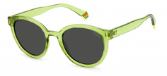 Солнцезащитные очки женские Polaroid PLD 6185/S LIME серые