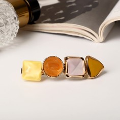 Заколка-автомат женская Queen Fair 9298934 коричневая