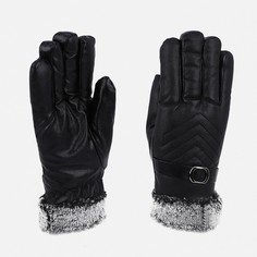 Перчатки мужские 9731796 черные, one size No Brand