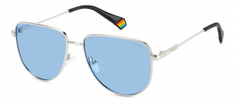 Солнцезащитные очки унисекс Polaroid PLD 6196/S/X голубые