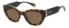 Солнцезащитные очки женские Polaroid PLD 6199/S/X коричневые