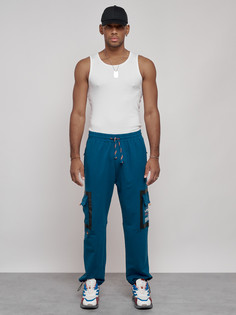 Спортивные брюки мужские MTFORCE 12908001 синие 3XL