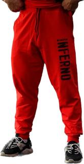 Спортивные брюки мужские INFERNO style Б-001-001 красные 2XL