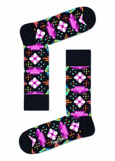 Носки унисекс Happy socks TBL01 черные 25