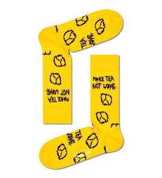 Носки унисекс Happy socks MPY01 2200 желтые 25