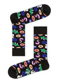 Носки унисекс Happy socks PPA01 черные 29