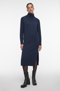 Платье женское Befree KnitMidiDress синее S