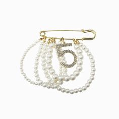 Брошь из металла с фианитом 4Love4You WMN-BRO-005