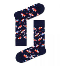 Носки мужские Happy Socks RFI01 зеленые 25