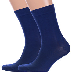 Комплект носков мужских Hobby Line 2-Нм061 синих 39-44, 2 пары