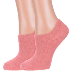 Комплект носков женских Hobby Line 2-Нжпуху9496 розовых 36-40, 2 пары