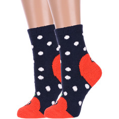 Комплект носков женских Hobby Line 2-Нжмп2207-01 синих 36-40, 2 пары