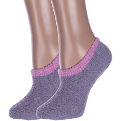 Комплект носков женских Hobby Line 2-Нжмпу2036 серых 36-40, 2 пары