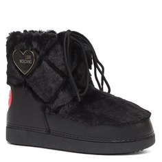 Угги женские Love Moschino JA24232G FW23 черные 41 EU