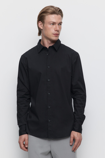 Рубашка мужская Befree ManSuperSlimShirt1-50 черная XL