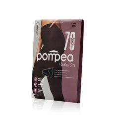 Колготки женские Pompea черные 3XL