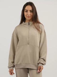 Толстовка женская A PASSION PLAY SQ73279 бежевая M