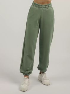 Спортивные брюки женские A PASSION PLAY SQ73284 зеленые XS