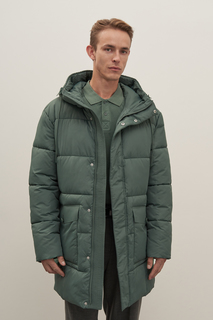 Пальто мужское Finn Flare FAD21069 зеленое XL