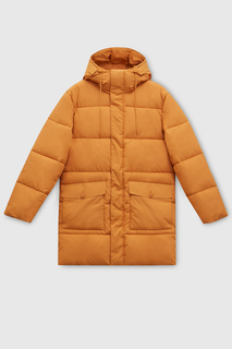 Пальто мужское Finn Flare FAD21069 оранжевое 2XL