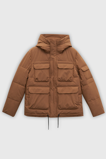 Куртка мужская Finn Flare FAD21012 коричневая L
