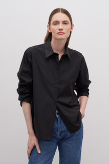 Рубашка женская Finn Flare FAD110191 черная XS