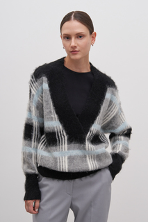 Пуловер женский Finn Flare FAD11121 разноцветный L