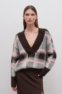 Пуловер женский Finn Flare FAD11121 разноцветный L