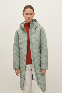 Пальто женское Finn Flare FAD11091 зеленое XS