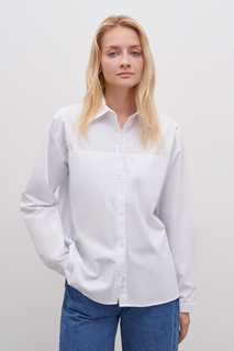 Рубашка женская Finn Flare FAD110155 белая L