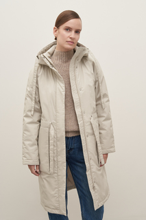 Пальто женское Finn Flare FAD11047 бежевое XS