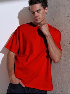 Футболка мужская Uzcotton UZ-F-Over-Pr красная XXL