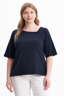 Блуза женская OLSI 2310009 синяя 56 RU