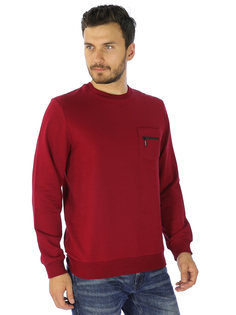 Свитшот мужской A passion play SQ73549 бордовый 3XL