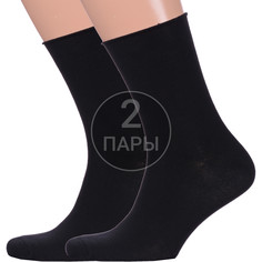 Комплект носков мужских Para Socks 2-M2D25 черный 25-27, 2 пары