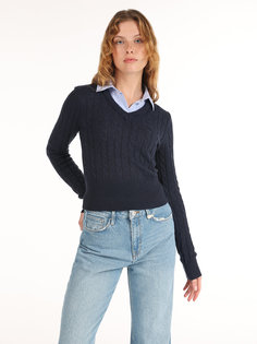 Пуловер женский COLINS CL1065253 синий S