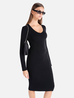 Платье женское COLINS CL1065270_Q1.V1 черное XS