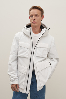 Куртка мужская Finn Flare FAD21020 белая 2XL