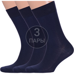 Комплект носков мужских Para Socks 3-M2D4 синих 27-29, 3 пары