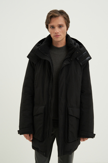 Куртка мужская Finn Flare FAD21023 черная XL