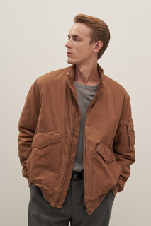 Куртка мужская Finn Flare FAD210102 коричневая 2XL